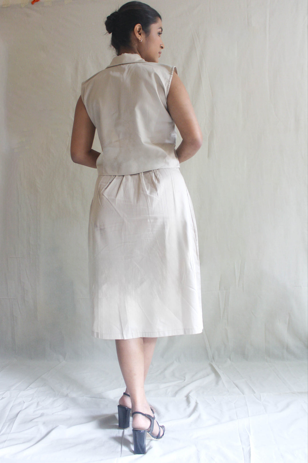 A-Line Skirt with Elastic Back