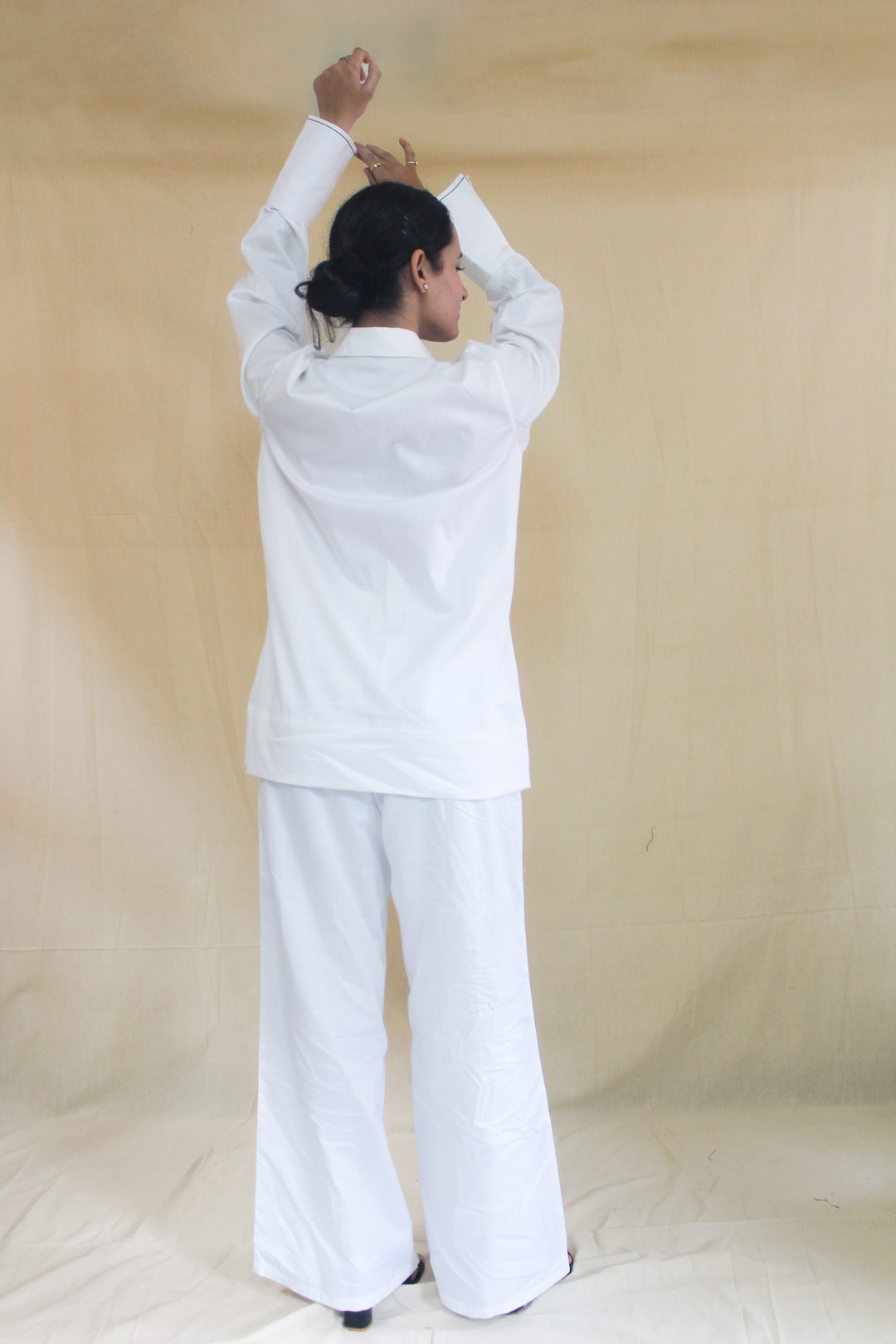 Classic White Wide Pants