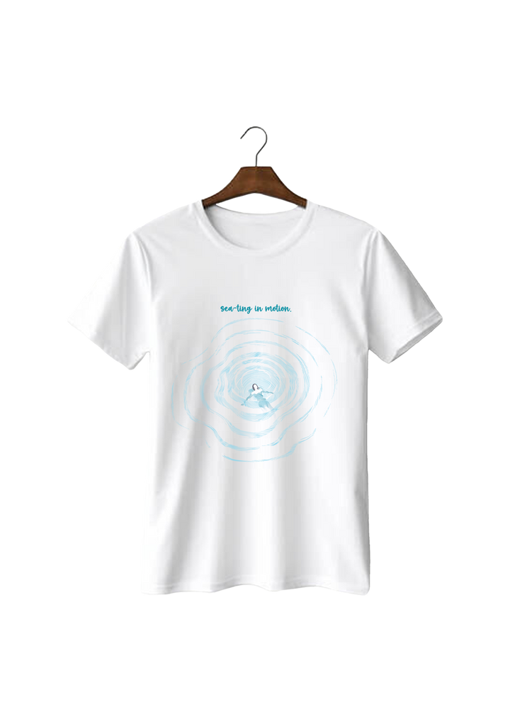 Sea-ting in Motion: Ocean vibe T-shirt